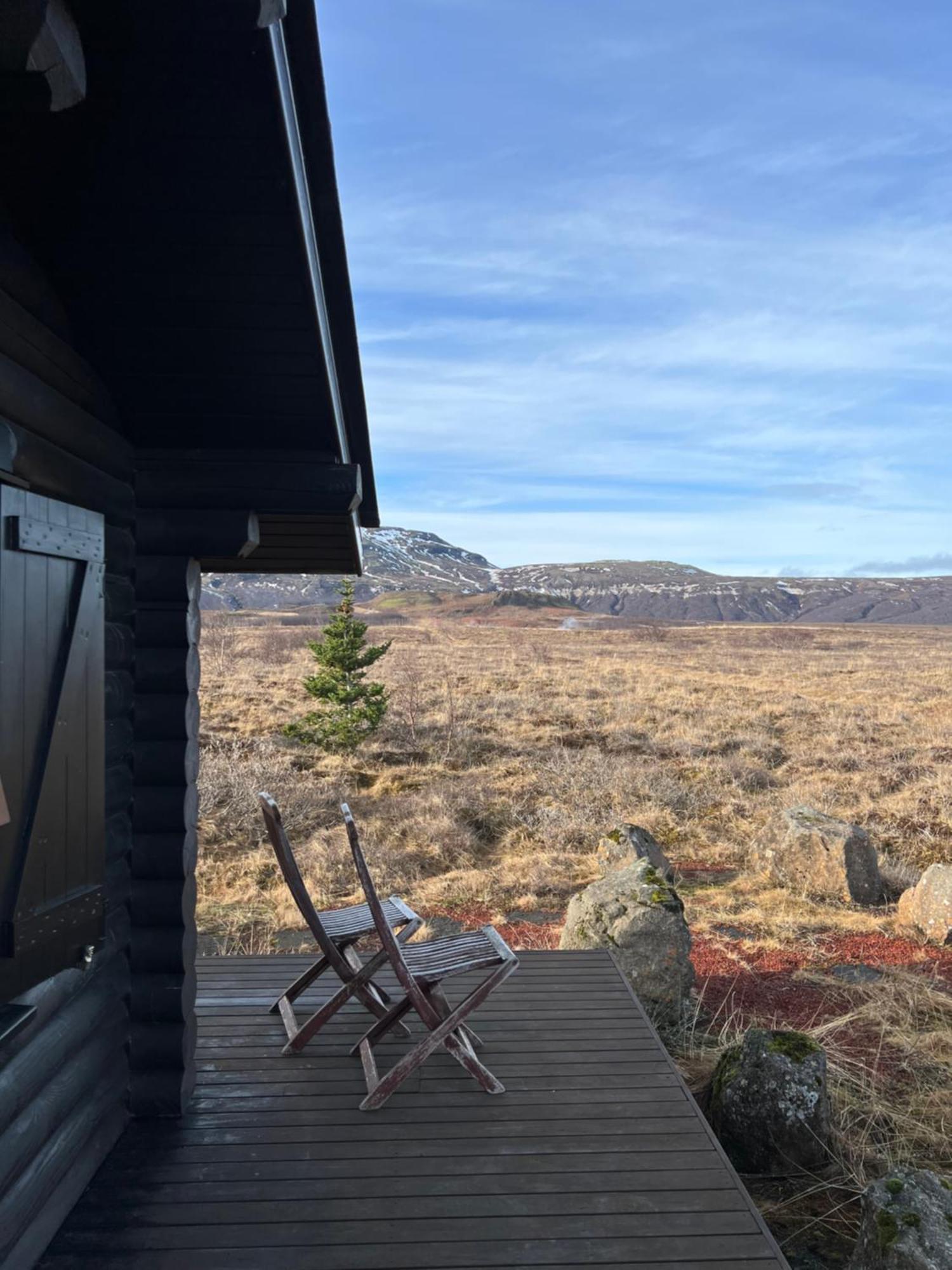 Cosy Cabin With Amazing View On The Geysir Blaskogabyggd Eksteriør bilde