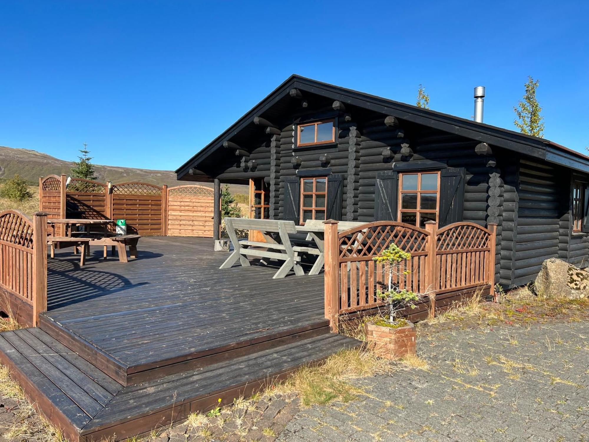 Cosy Cabin With Amazing View On The Geysir Blaskogabyggd Eksteriør bilde